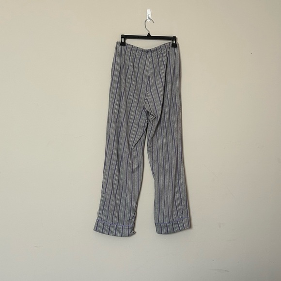 Simply Vera gray and purple striped classic pajamas (M). - Picture 7 of 8